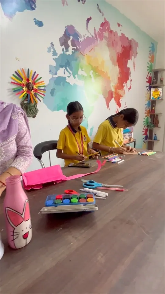Art and craft room at Skonis World School