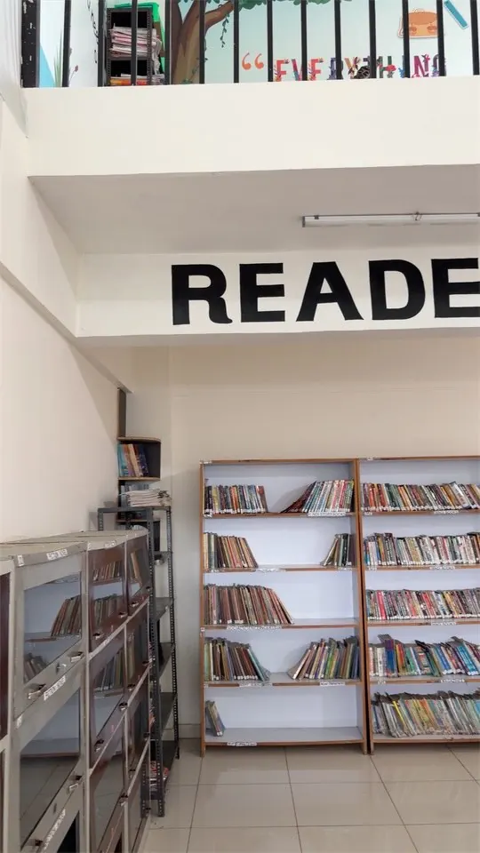 Double-storey library at Skonis World School, Kharar