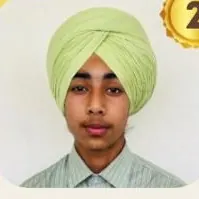 Anmolpreet Singh, Class XII Board Result: 76.4%, 2nd in school