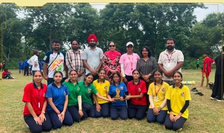 U-19 Girls Kho-Kho Team, First Position, Zonal Kho-Kho Tournament